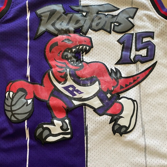 NBA Mitchell & Ness Raptors Jersey #15 Vince Carter Hardwood Classics/Size M 40 - Picture 9 of 16